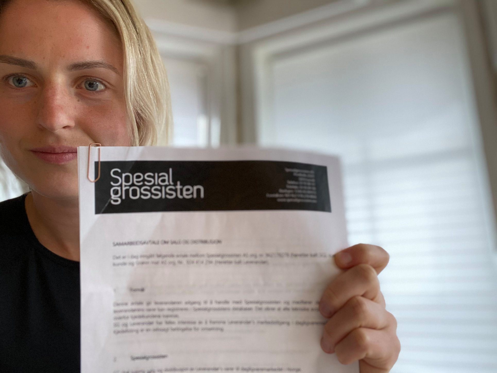 MER ENN Ingrid Spord med avtalen med Spesial Grosossten